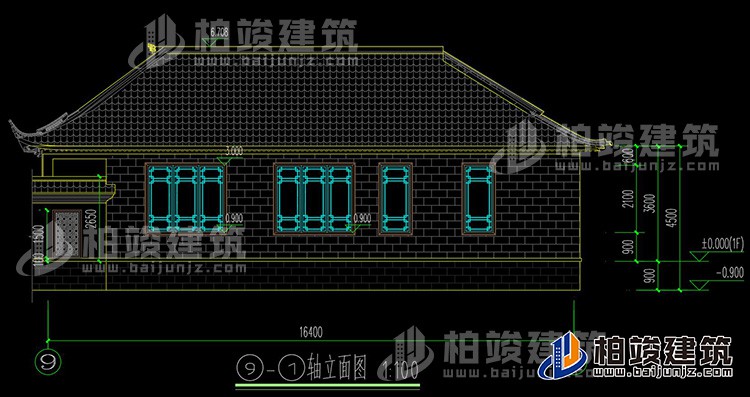 正立面图